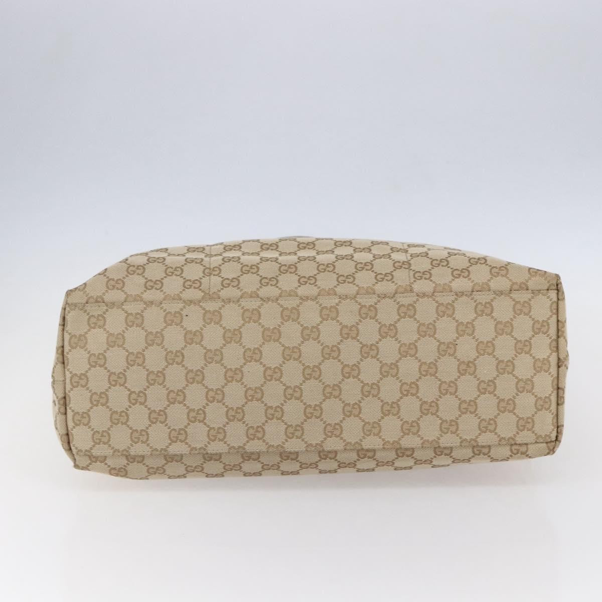 Gucci Diaper Web Strap Tote GG Canvas, BEIGE, CANVAS, Tote bag