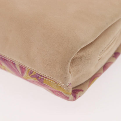 Loewe Vintage Handbag Leather, BEIGE, SUEDE, Handbag