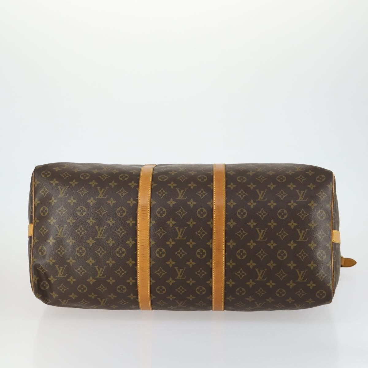 Louis Vuitton Keepall Bandouliere Bag Monogram Canvas, BROWN, CANVAS, Travel bag