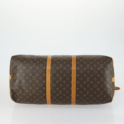 Louis Vuitton Keepall Bandouliere Bag Monogram Canvas, BROWN, CANVAS, Travel bag