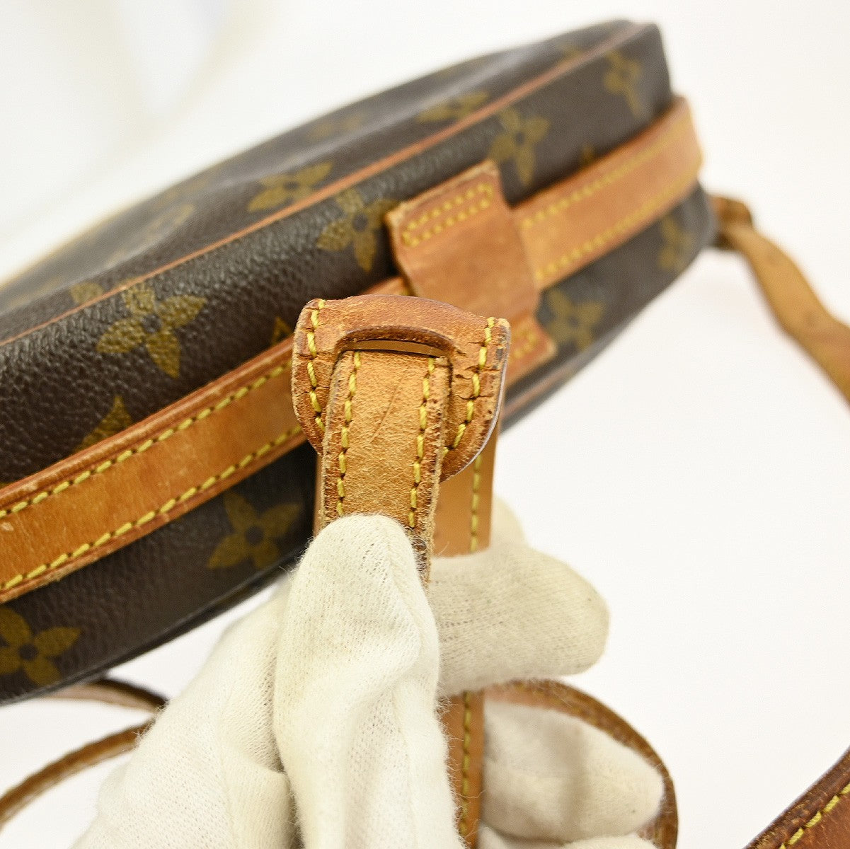 Louis Vuitton Jeune Fille Handbag Monogram Canvas, BROWN, CANVAS, Shoulder bag