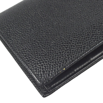 Chanel Timeless CC French Wallet Caviar, BLACK, LEATHER, Wallets