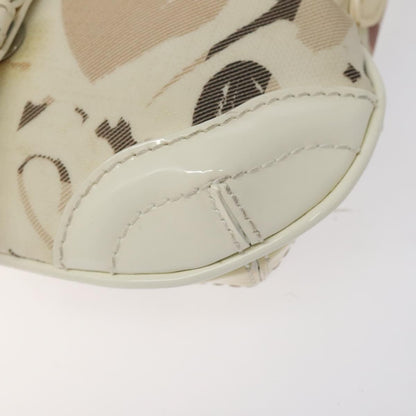 Burberry Flap Shoulder Bag Canvas, BEIGE, CANVAS, Shoulder bag