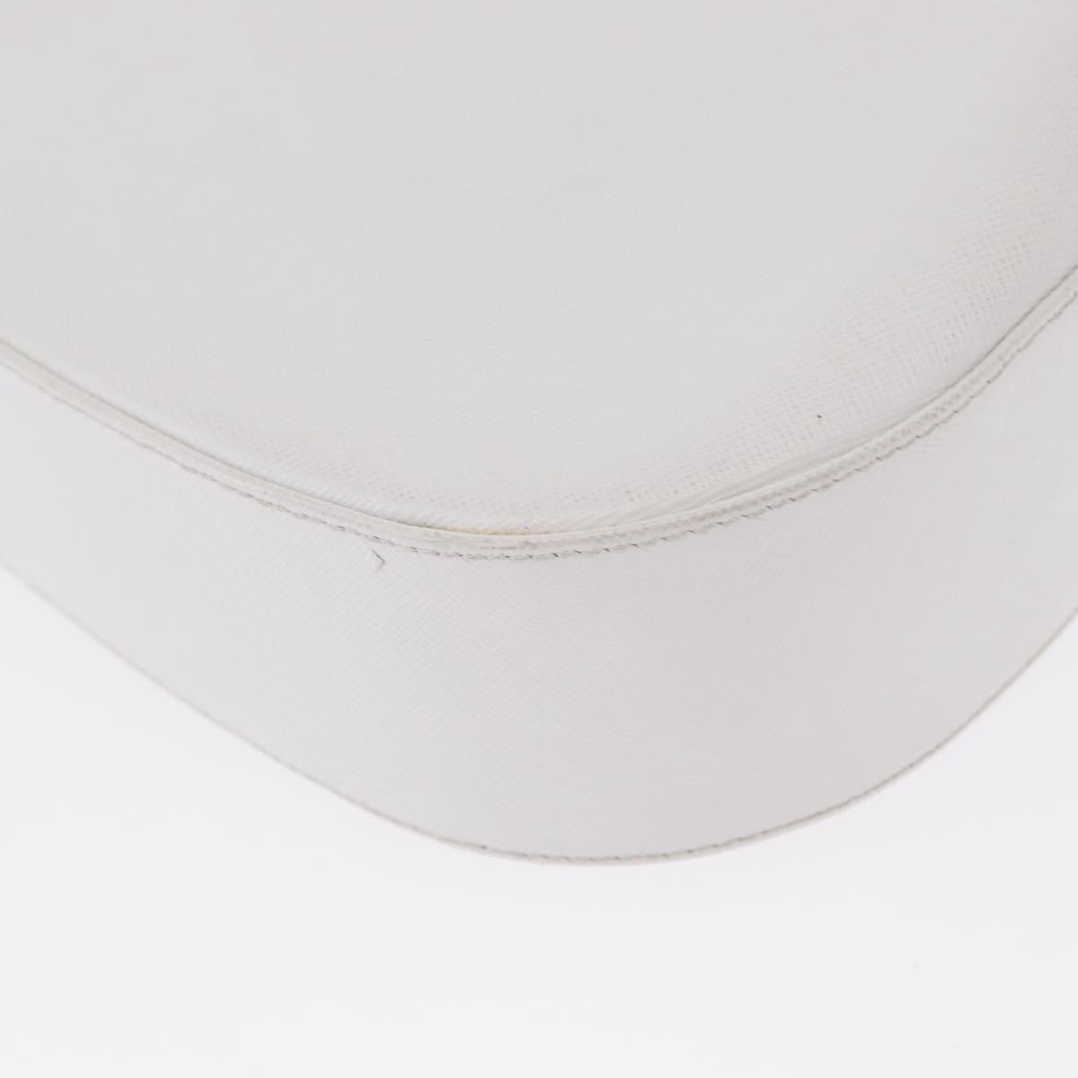 Salvatore Ferragamo Gancini Shoulder Bag Leather, WHITE, LEATHER, Shoulder bag