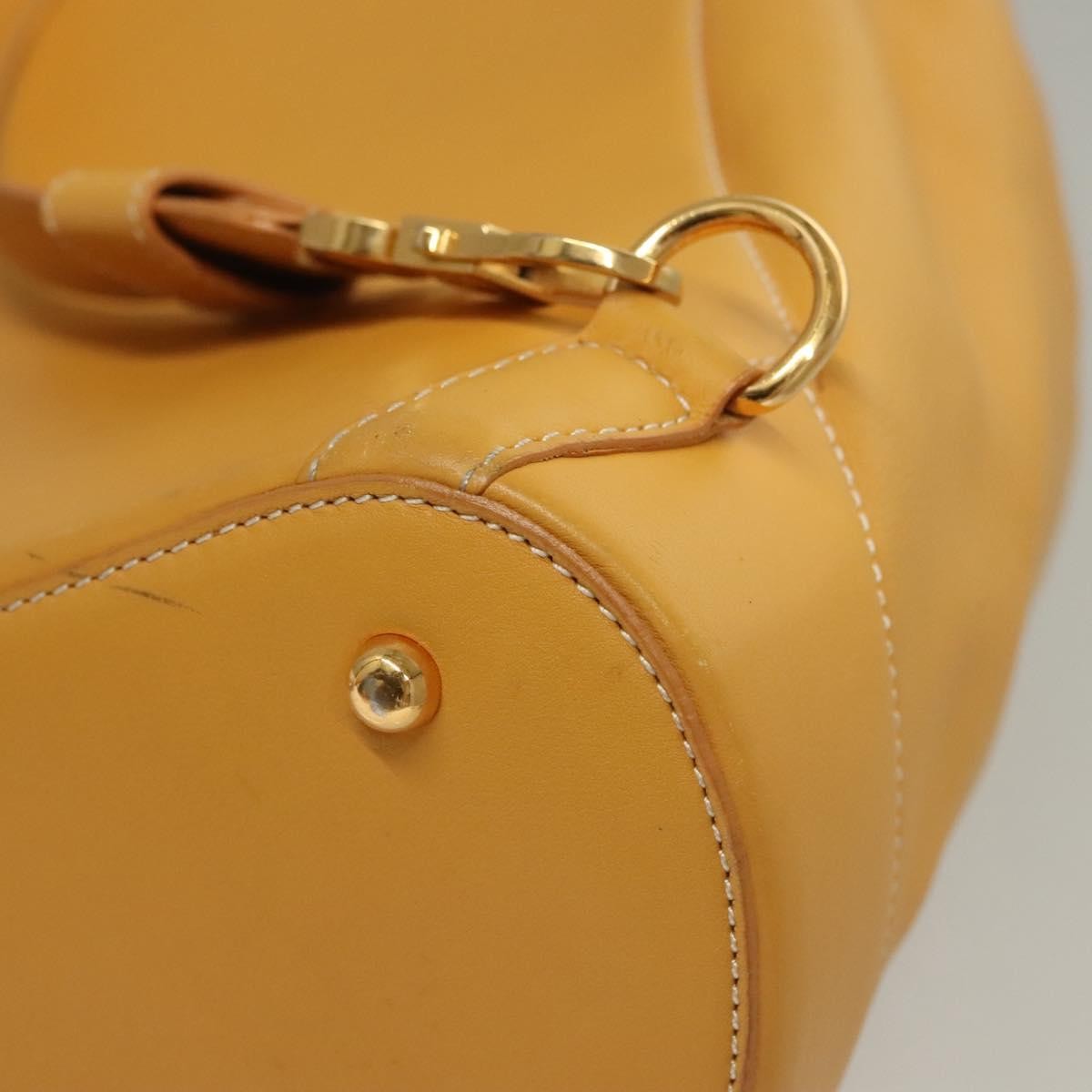 Loewe Anton Sling Bag Leather, YELLOW, LEATHER, Shoulder bag