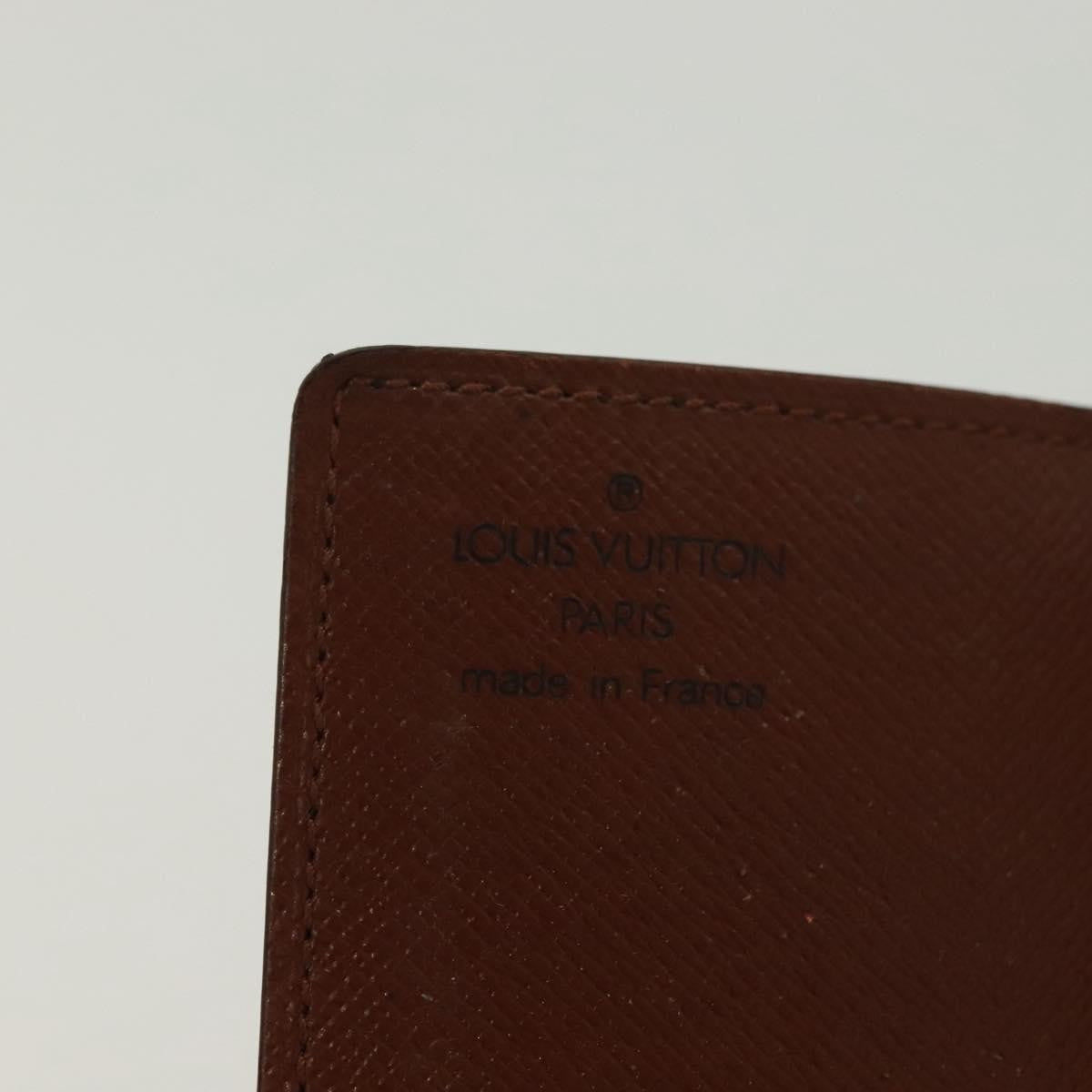 Louis Vuitton Porte Cartes Pression Card Case Monogram Canvas, BROWN, CANVAS, Card Holders