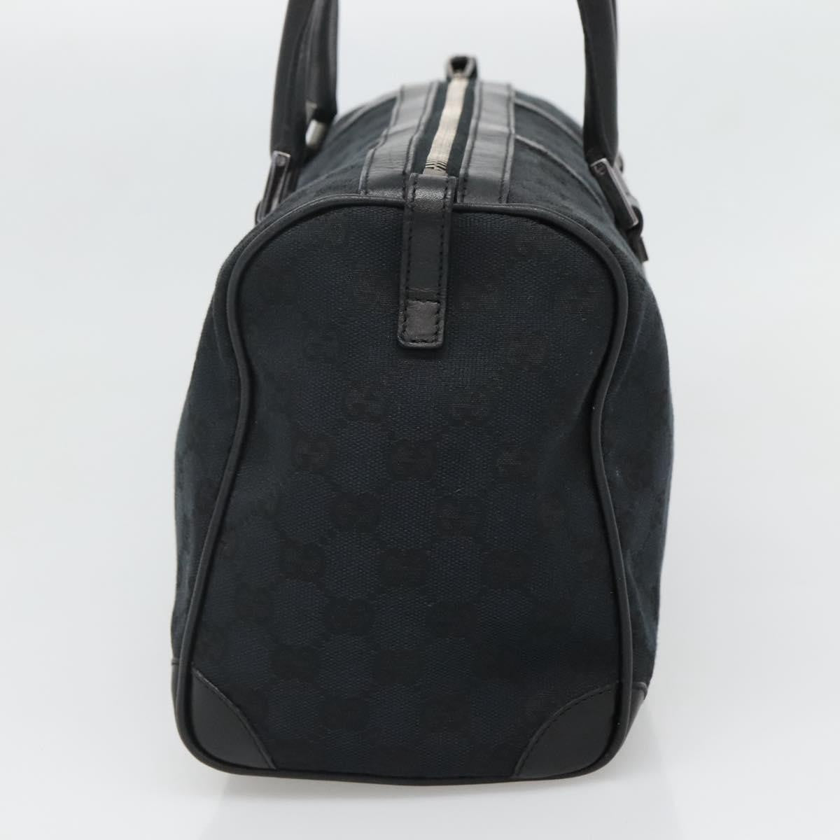 Gucci Vintage Zip Boston Bag GG Canvas, BLACK, CANVAS, Handbag