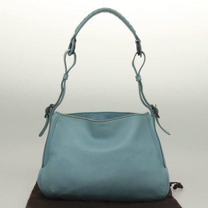 Bottega Veneta Shoulder Bag Leather, BLUE, LEATHER, Shoulder bag