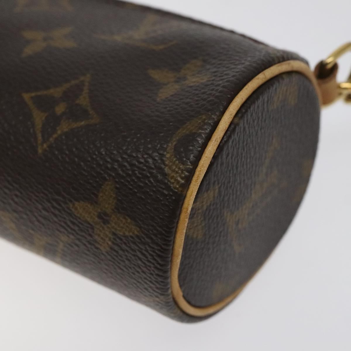 Louis Vuitton Papillon Pochette Monogram Canvas, BROWN, CANVAS, Handbag