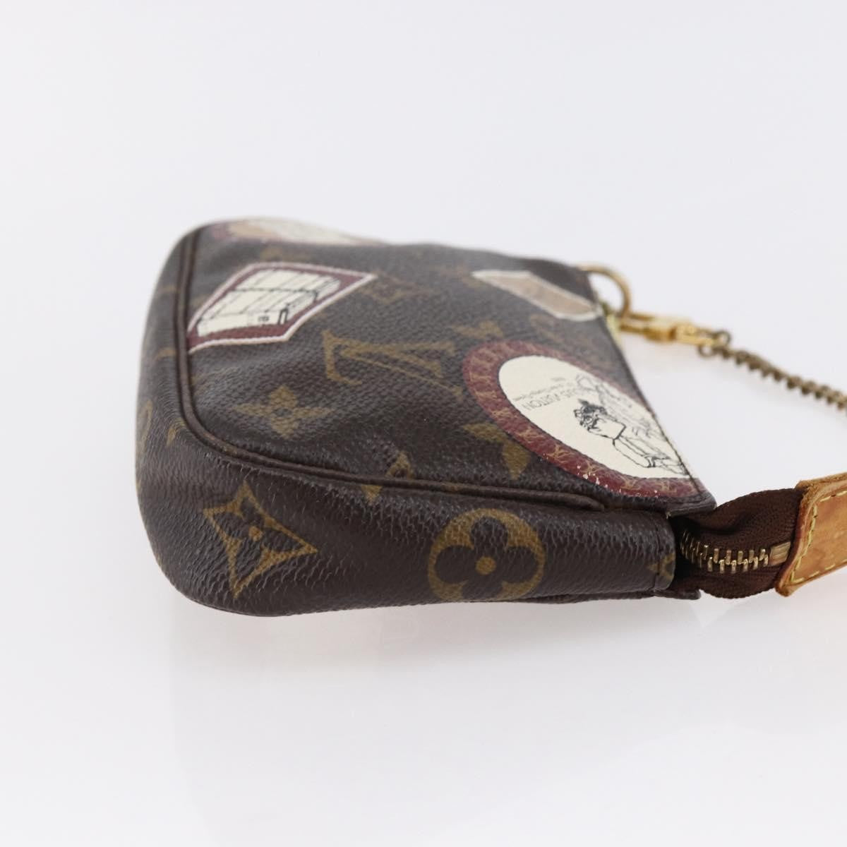 Louis Vuitton Pochette Accessoires Limited Edition Monogram Canvas, BROWN, CANVAS, Clutche & pouche