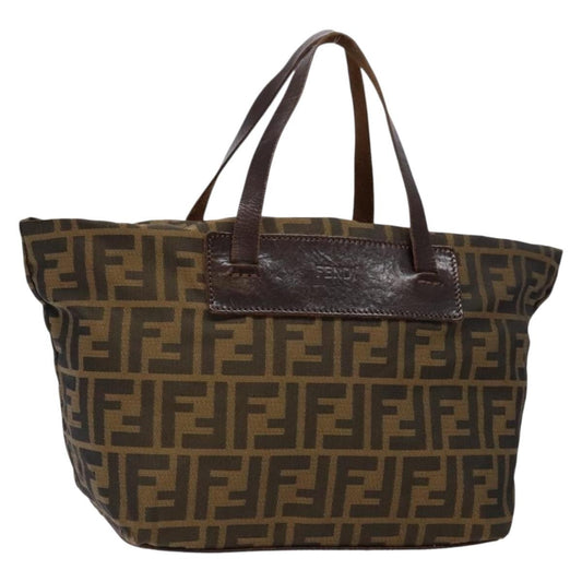 Fendi Vintage Zucca Zucca canvas, BROWN, CANVAS, Handbag