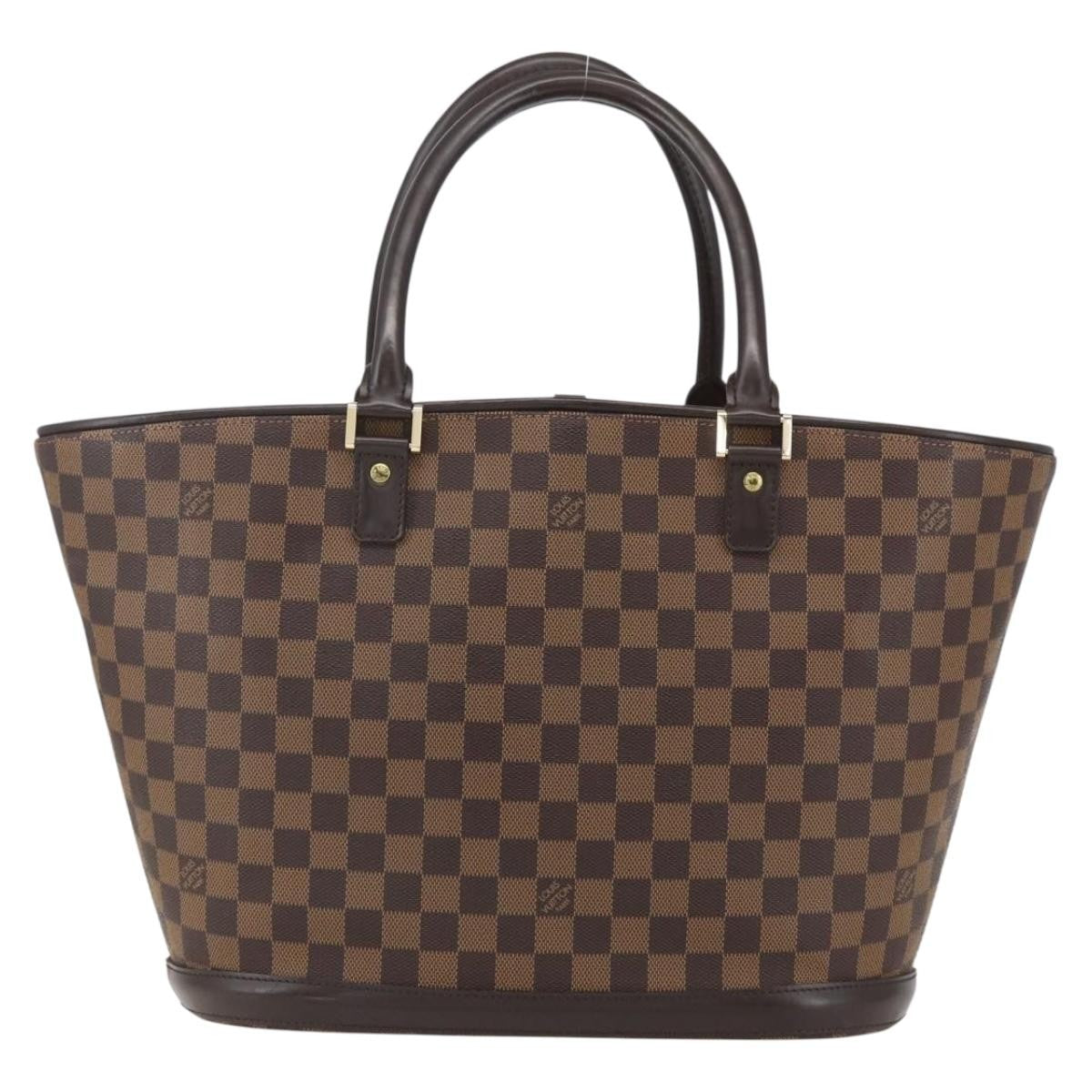 Louis Vuitton Manosque Handbag Damier, BROWN, CANVAS, Tote bag