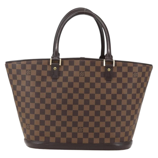 Louis Vuitton Manosque Handbag Damier, BROWN, CANVAS, Tote bag