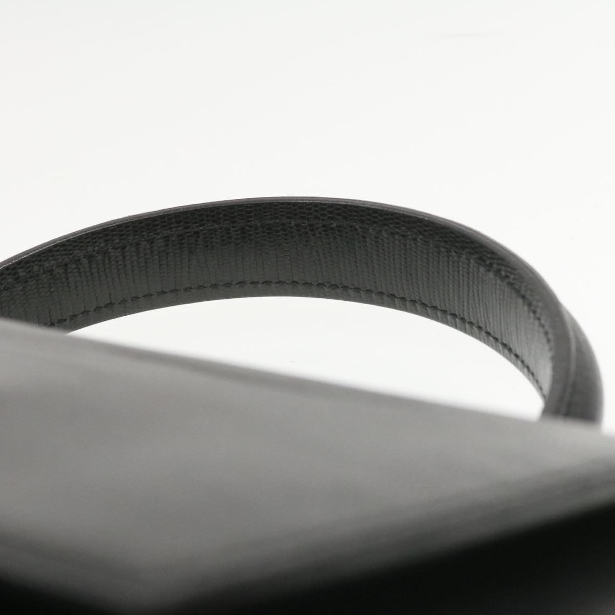 Celine Circle Logo Handbag Leather, BLACK, LEATHER, Handbag