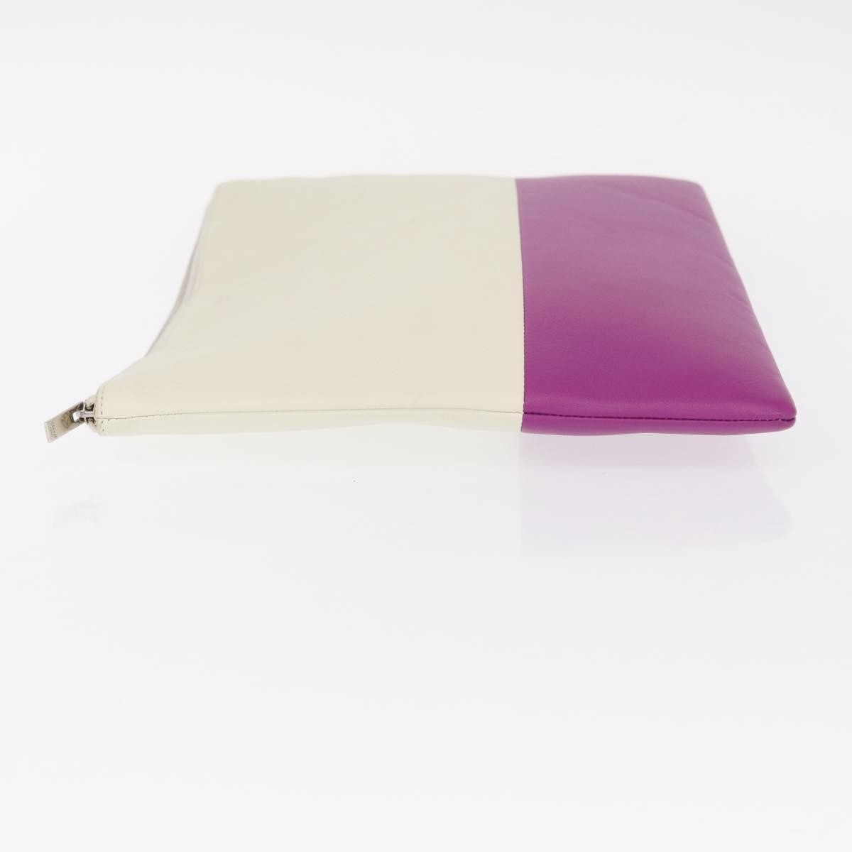 Celine Bicolor Solo Clutch Leather, MULTICOLOUR, LEATHER, Clutche & pouche