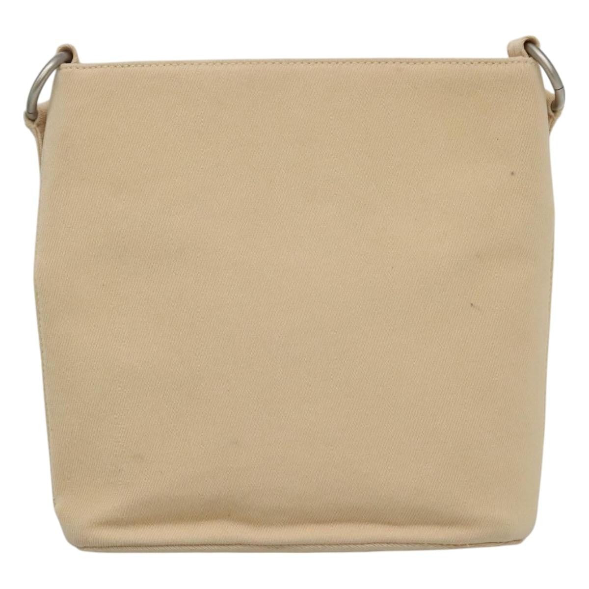 Prada Zip Messenger Canvas, BEIGE, CANVAS, Shoulder bag
