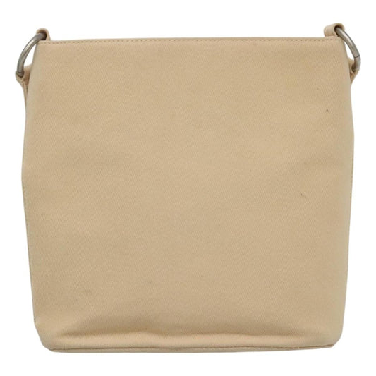 Prada Zip Messenger Canvas, BEIGE, CANVAS, Shoulder bag