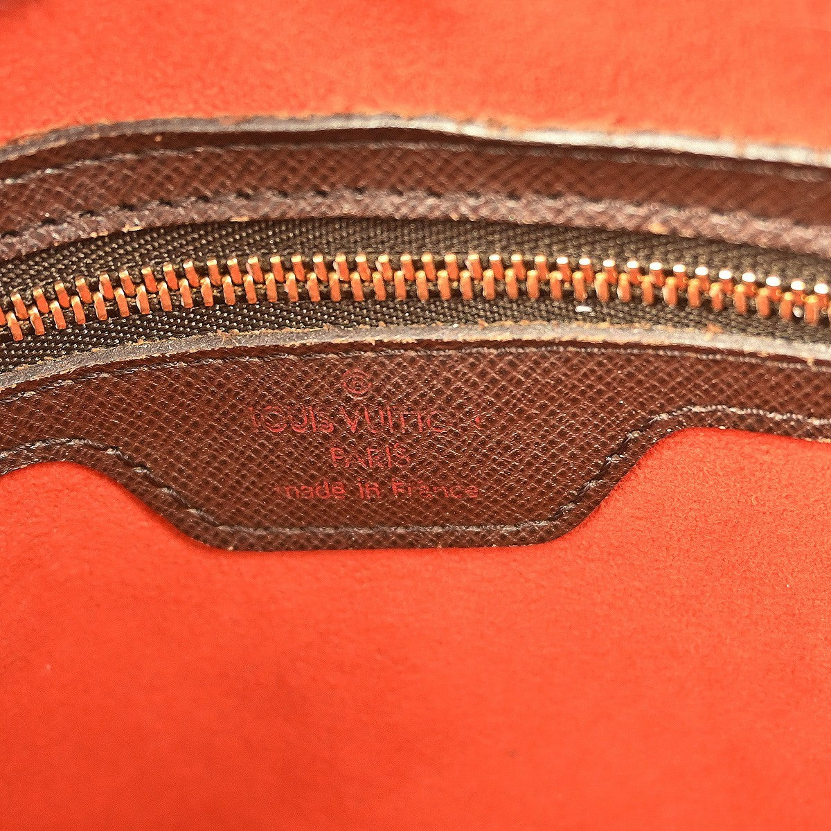 Louis Vuitton Triana Bag Damier, BROWN, CANVAS, Handbag