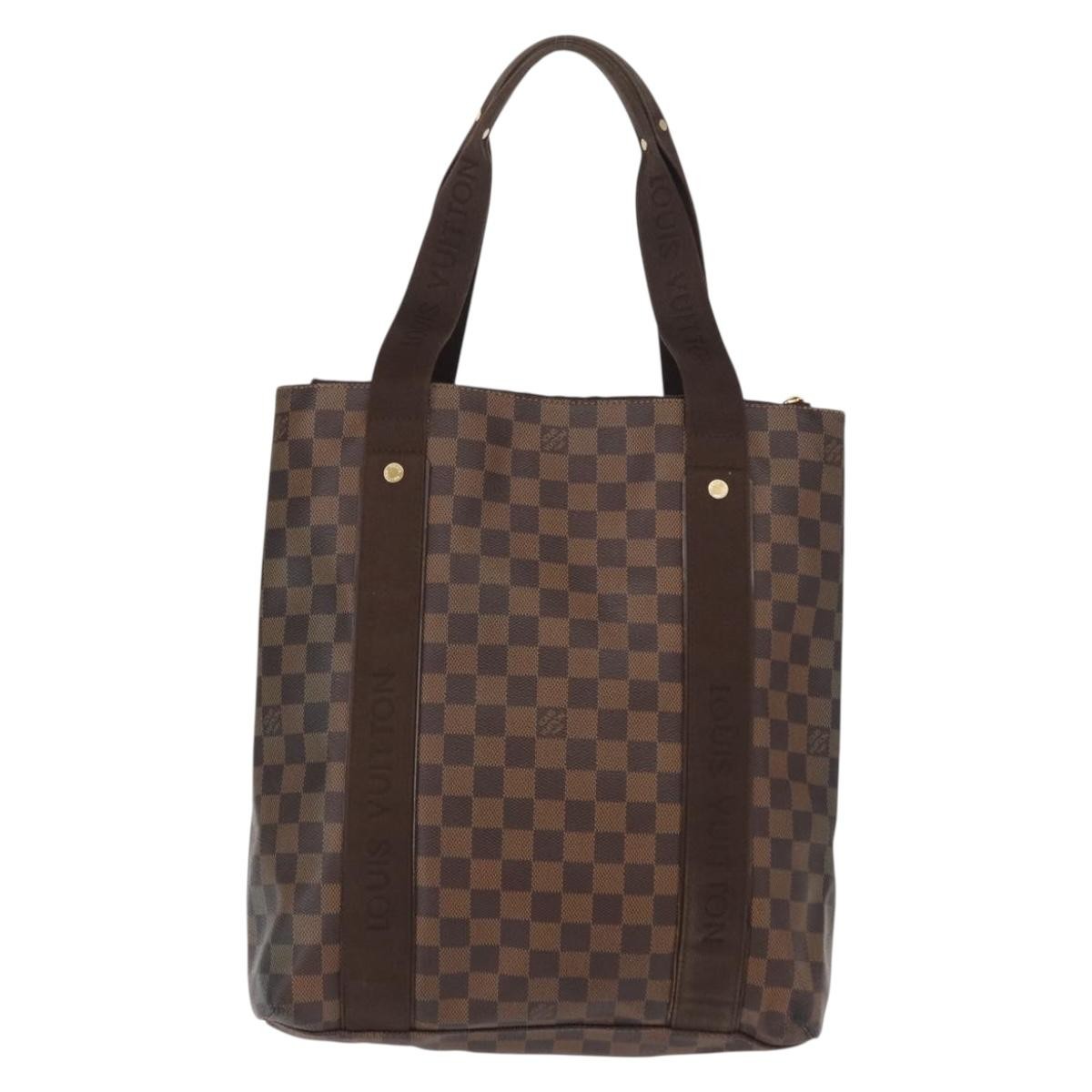 Louis Vuitton Cabas Beaubourg Damier, BROWN, CANVAS, Tote bag