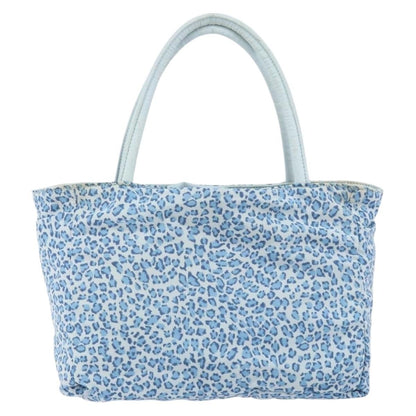 Bottega Veneta Vintage Tote Bag Nylon, BLUE, NYLON, Tote bag