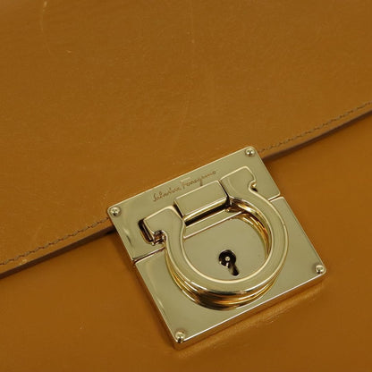 Salvatore Ferragamo Marisol Crossbody Bag Leather, BROWN, LEATHER, Crossbody bag