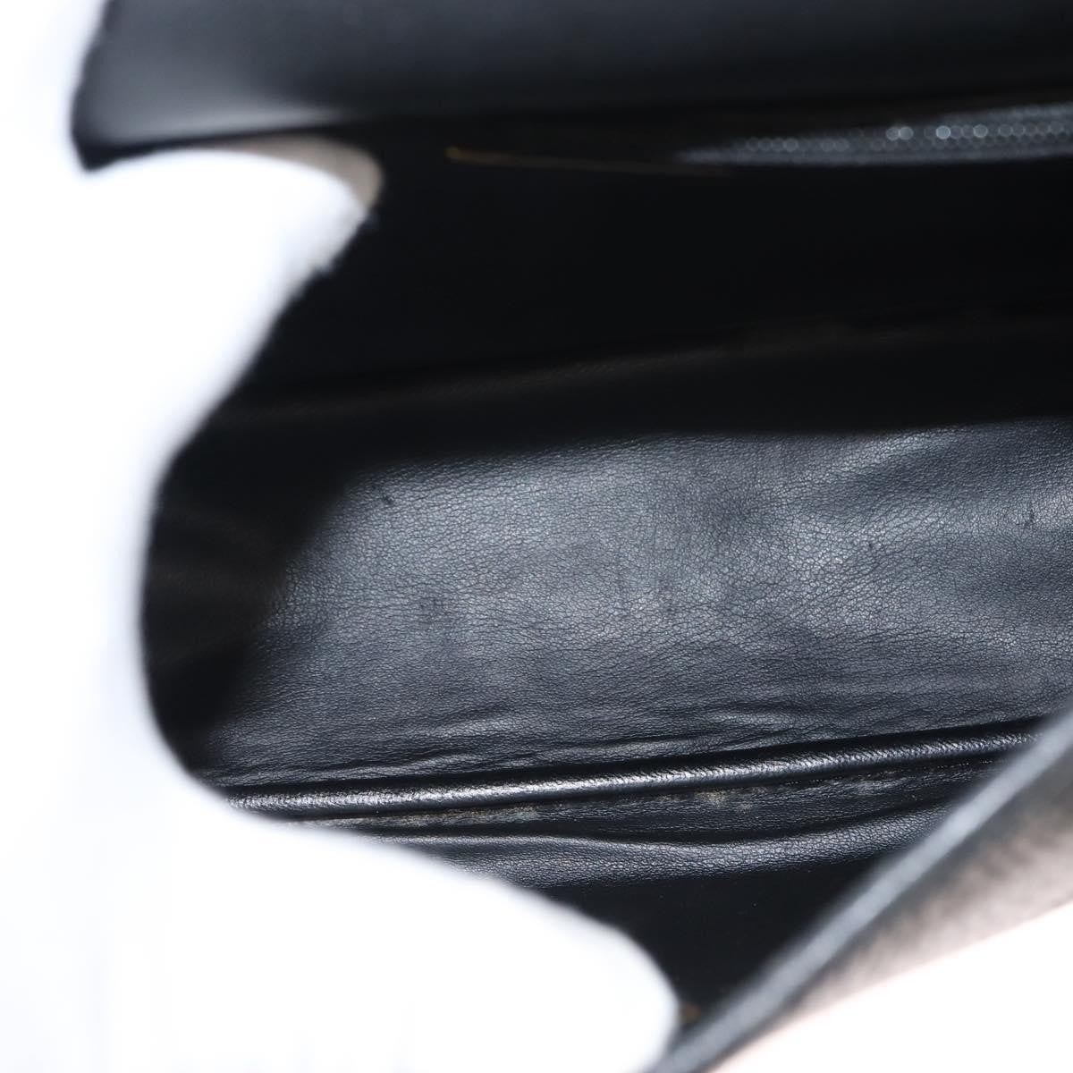 Christian Dior Vintage CD Handbag Leather, BLACK, LEATHER, Handbag