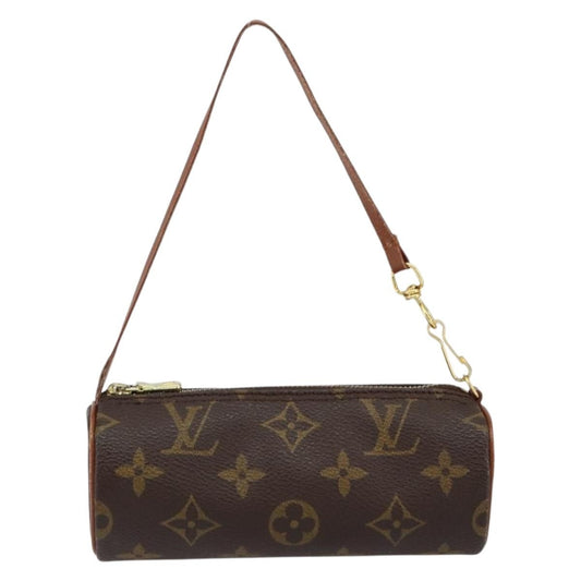 Louis Vuitton Papillon Pochette Monogram Canvas, BROWN, CANVAS, Clutche & pouche