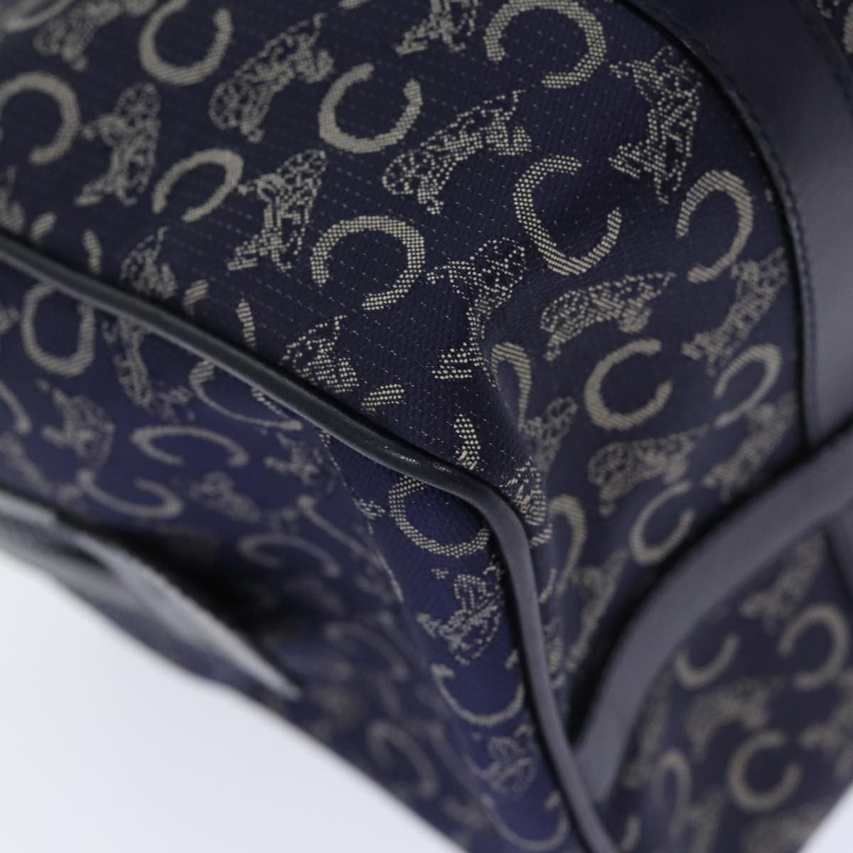 Celine C Sulky Boston bag Canvas, NAVY, CANVAS, Travel bag