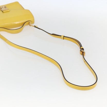Louis Vuitton Monceau Handbag Vernis, Yellow, Patent Leather, Handbag