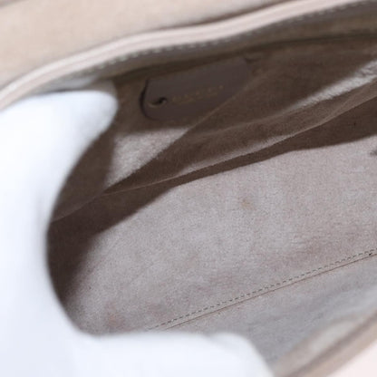 Gucci Vintage Bamboo Handle Bag Leather, BEIGE, LEATHER, Handbag