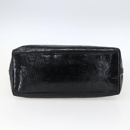 Salvatore Ferragamo Gancini Tote Patent leather, BLACK, PATENT_LEATHER, Tote bag