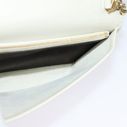 Gucci Horsebit 1955 Chain Wallet Leather, WHITE, LEATHER, Wallets