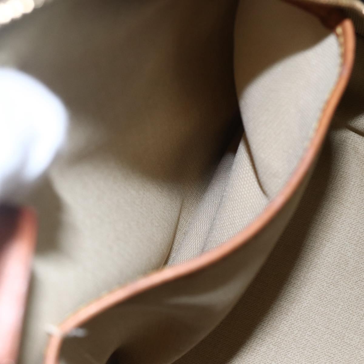 Louis Vuitton Deauville Handbag Monogram Canvas, BROWN, CANVAS, Handbag