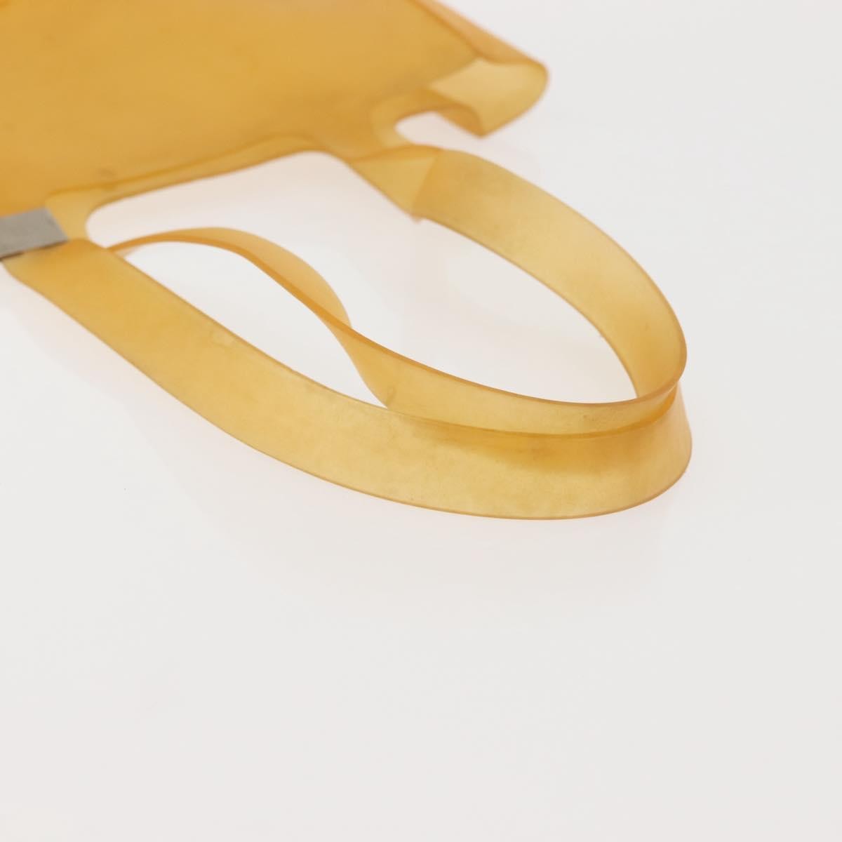 Chanel Jelly Tote Rubber, YELLOW, RUBBER, Tote bag