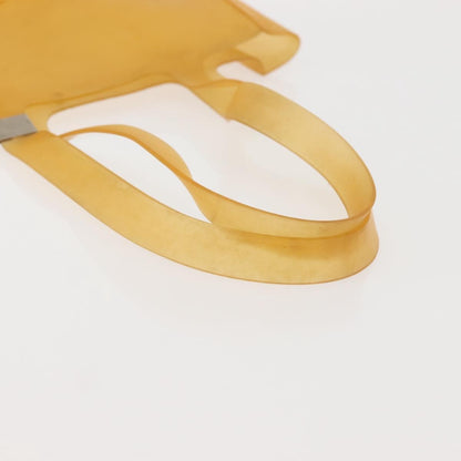 Chanel Jelly Tote Rubber, YELLOW, RUBBER, Tote bag