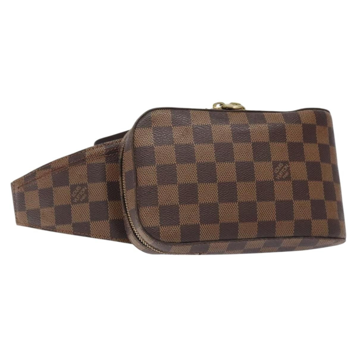 Louis Vuitton Geronimos Waist Bag Damier, BROWN, CANVAS, Shoulder bag
