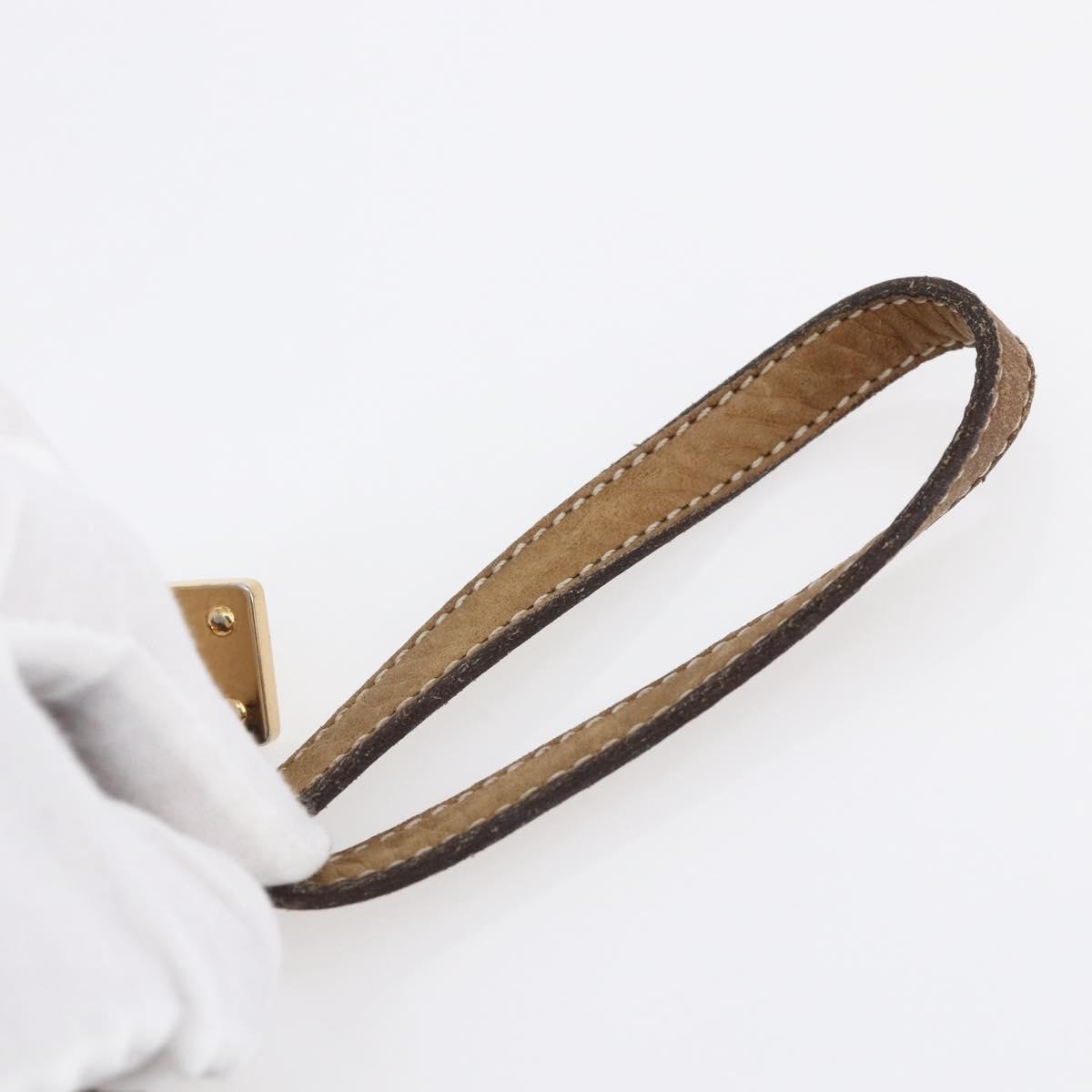 Loewe Anagram Clutch Bag Leather, BEIGE, LEATHER, Clutche & pouche