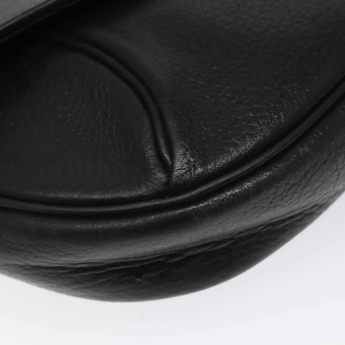 Burberry Flap Shoulder Bag Leather, BLACK, LEATHER, Shoulder bag