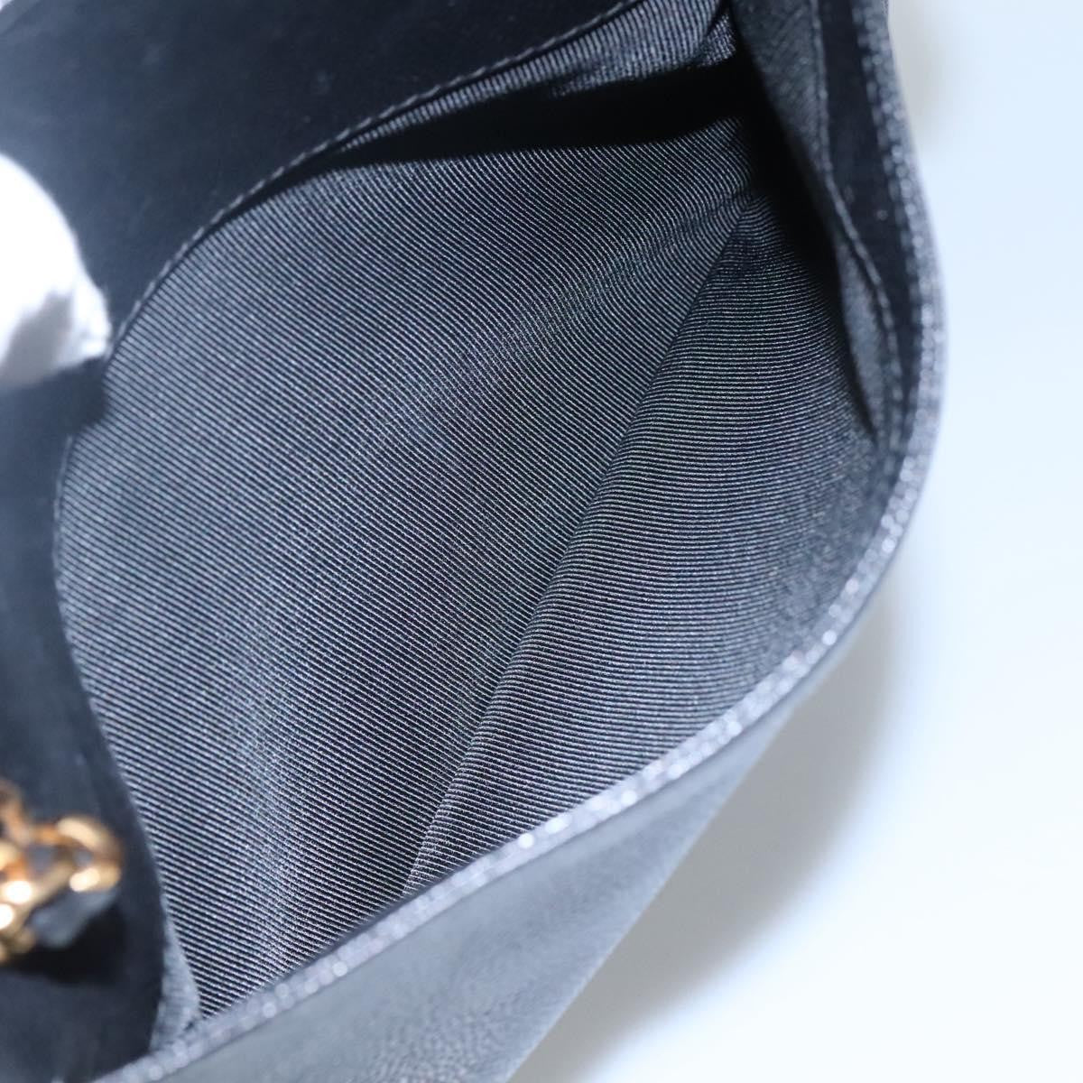 Chanel Vintage Stitched CC Shoulder Bag Caviar, BLACK, LEATHER, Shoulder bag