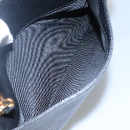 Chanel Vintage Stitched CC Shoulder Bag Caviar, BLACK, LEATHER, Shoulder bag