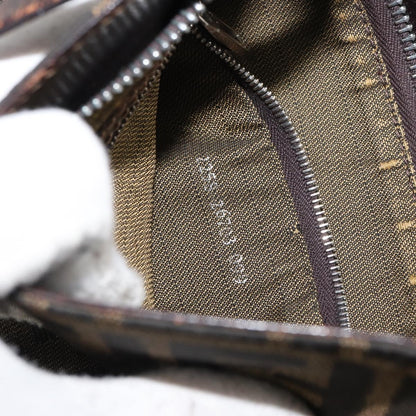 Fendi Vintage shoulderbag Canvas, BROWN, CANVAS, Shoulder bag