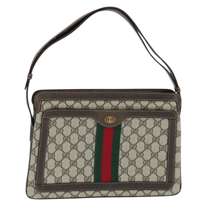 Gucci Ophidia Zip Shoulder Bag GG Coated Canvas, BEIGE, CANVAS, Shoulder bag