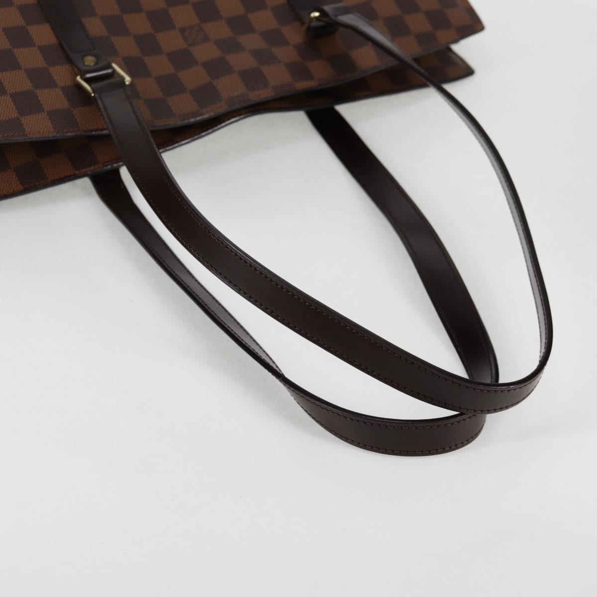 Louis Vuitton Babylone Handbag Damier, BROWN, CANVAS, Shoulder bag