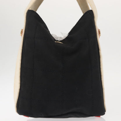 Chanel Chocolate Bar Coco Mark handbag Canvas, NAVY, CANVAS, Handbag