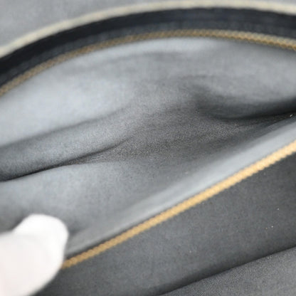 Louis Vuitton Lussac Handbag Epi Leather, BLACK, LEATHER, Shoulder bag