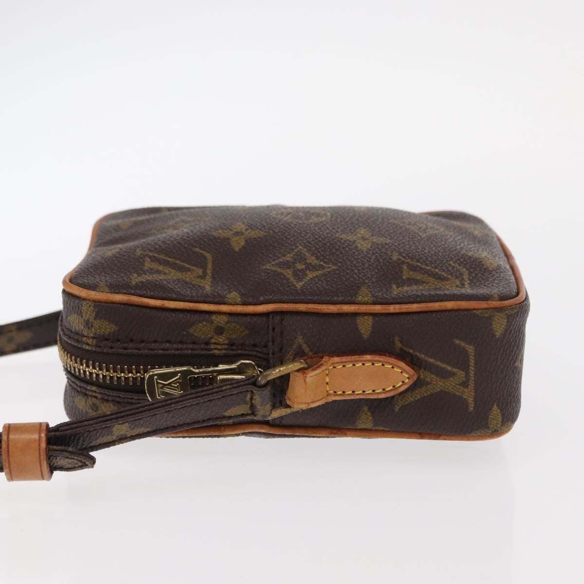Louis Vuitton Danube Handbag Monogram Canvas, BROWN, CANVAS, Shoulder bag