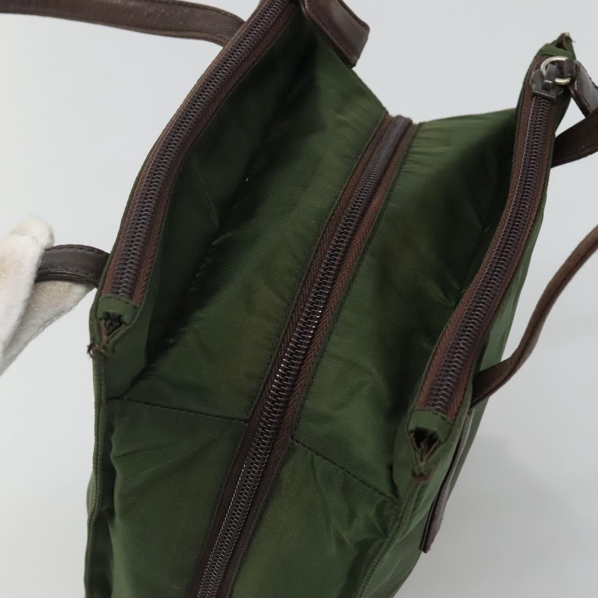Prada Vintage Handbag Tessuto, KHAKI, NYLON, Handbag