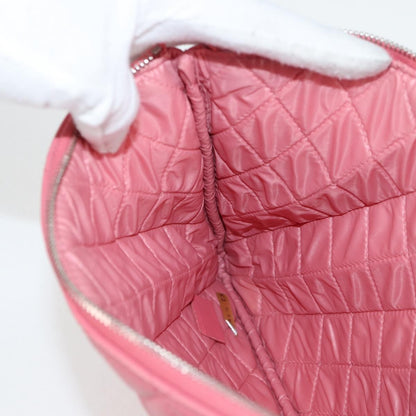 Chanel O Case Clutch Quilted Lambskin, PINK, LEATHER, Clutche & pouche