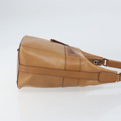 Gucci Vintage Handbag Leather, BROWN, LEATHER, Handbag