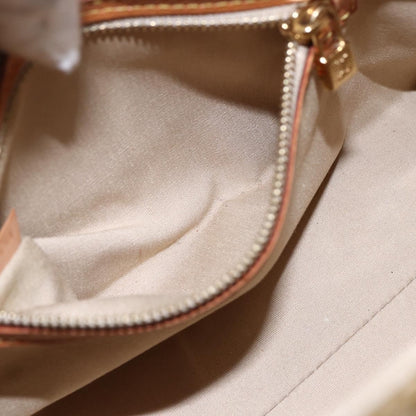 Louis Vuitton Reade Handbag Monogram Vernis, BEIGE, PATENT_LEATHER, Handbag